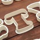 Набор форм для печенья «Алфавит», 30 шт., 13×10×2 см, белый - Фото 3