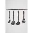 Половник Доляна «Мрамор», 31.5 см, пластик, чёрный - Фото 4