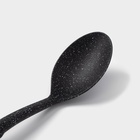 Ложка гарнирная Доляна «Мрамор», 30.5 см, цвет чёрный - Фото 4