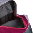 Рюкзак школьный с эргономичной спинкой Belmil, 40 х 30 х 21 см, Amira, сиреневый/серый - Фото 7