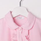 Блузка для девочки, рост 128 см, цвет розовый - Фото 2