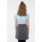 Блузка для девочки, рост 128 см, цвет голубой - Фото 2