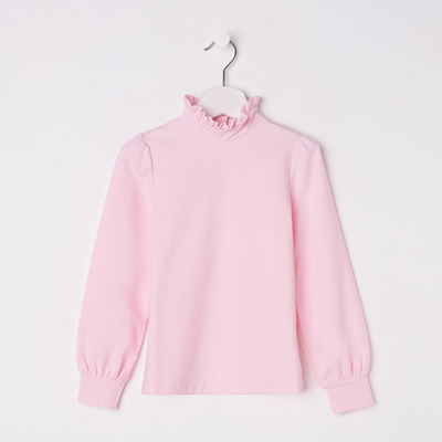 Блузка для девочки, рост 128 см, цвет розовый