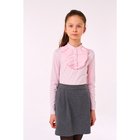 Блузка для девочки, рост 152 см, цвет розовый - Фото 4