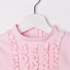 Блузка для девочки, рост 122 см, цвет розовый - Фото 2