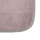 Коврик для ванной «Моно», 50×80 см, цвет серый - Фото 2