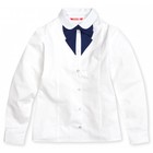 Блузка для девочки, рост 122 см, цвет белый - Фото 2