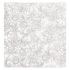 Бумага для скрапбукинга «Цветочные кружева», 30.5×30.5 см, 190 г/м² - Фото 4