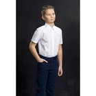 Сорочка верхняя для мальчика, рост 134 см, цвет белый - Фото 1