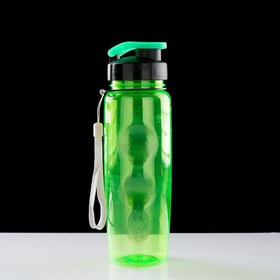 Бутылка для воды спортивная, 650 мл, 23 х 7 см, микс