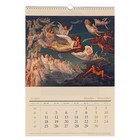Календарь перекидной, ригель и пружина "Ангелы в живописи" 2019 год, 34х49см - Фото 2