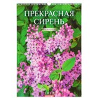 Календарь перекидной, ригель и пружина "Прекрасная сирень" 2019 год, 34х49см - Фото 1