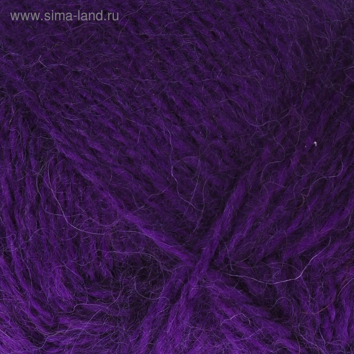Пряжа "Воздушная" 25%меринос. шерсть, 25%шерсть, 50%акрил 370м/100гр (060 фиолетов.) - Фото 1