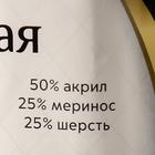 Пряжа "Воздушная" 25%меринос. шерсть, 25%шерсть, 50%акрил 370м/100гр (019 василек) - Фото 4
