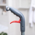 Швабра для мытья пола с распылителем Доляна, насадка из микрофибры 40×10 см, металлическая ручка 124 см, цвет МИКС - Фото 11