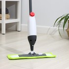 Швабра для мытья пола с распылителем Доляна, насадка из микрофибры 40×10 см, металлическая ручка 124 см, цвет МИКС - Фото 12