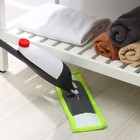 Швабра для мытья пола с распылителем Доляна, насадка из микрофибры 40×10 см, металлическая ручка 124 см, цвет МИКС - Фото 13