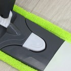 Швабра для мытья пола с распылителем Доляна, насадка из микрофибры 40×10 см, металлическая ручка 124 см, цвет МИКС - Фото 22