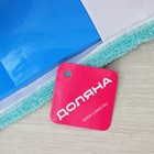 Швабра для мытья пола с распылителем Доляна, насадка из микрофибры 40×10 см, металлическая ручка 124 см, цвет МИКС - Фото 22