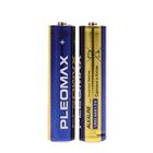 Батарейка алкалиновая Pleomax, AAA, LR03-10BL, 1.5В, блистер, 8+2 шт. - Фото 2