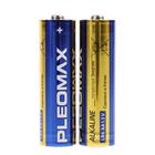 Батарейка алкалиновая Pleomax, AA, LR6-10BL, 1.5В, блистер, 8+2 шт. - фото 8217167