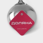 Половник из нержавеющей стали Доляна «Стандарт», 100 мл, h=31 см, цвет серебряный - Фото 8