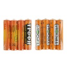 Батарейка солевая "Трофи" Super Heavy Duty, AAA, R03-4S, 1.5В, спайка, 4 шт. - Фото 3