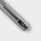 Ложка гарнирная из нержавеющей стали Доляна «Стандарт», 50 мл, h=31 см, серебристая - Фото 3