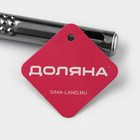 Ложка гарнирная из нержавеющей стали Доляна «Стандарт», 50 мл, h=31 см, серебристая - Фото 4