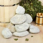Камни для бани «Талькохлорит», 20 кг, галтованные, фракция 7-15 см, «Добропаровъ» - Фото 1