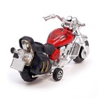 Мотоцикл инерционный «Трайк», цвета МИКС - Фото 3