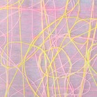 Сетка двухцветная «Флерон», с фетром, BOZA, лимонно-розовый, 0,53 х 4,57 м - Фото 2