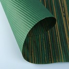 Бумага упаковочная крафт в рулоне, зелёно-золотой, 0,5 х 10 м - Фото 3