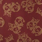 Бумага упаковочная крафт в рулоне, бордово-красно-золотой, 0,5 х 10 м - Фото 3