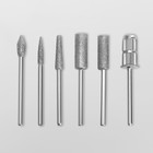 Фрезы с алмазным напылением, с насадками для педикюра, в пластиковом органайзере, 12 шт. - Фото 2