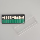 Фрезы войлочные для маникюра в пластиковом органайзере, 12 шт - фото 9553666