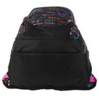 Рюкзак молодёжный Yes T-29 45 х 29 х 14 см, эргономичная спинка, OMG, чёрный/розовый - Фото 4