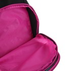 Рюкзак молодёжный Yes T-29 45 х 29 х 14 см, эргономичная спинка, OMG, чёрный/розовый - Фото 6