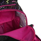 Рюкзак молодёжный Yes T-29 45 х 29 х 14 см, эргономичная спинка, OMG, чёрный/розовый - Фото 7
