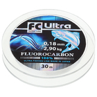 Леска Aqua FC Ultra Fluorocarbon, диаметр 0.18 мм, тест 2.9 кг, 30 м, прозрачная - Фото 1