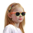 Очки солнцезащитные детские "Clubmaster", оправа двухцветная, стёкла тёмные, МИКС, 13.5 см - фото 16089749
