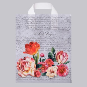 Пакет «Фреска», полиэтиленовый с петлевой ручкой, 28?35 см, 55 мкм (комплект 25 шт)