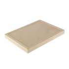Планшет деревянный, с врезанной фанерой, 30 х 40 х 3,5 см, глубина 0.5 см, сосна - Фото 2