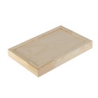 Планшет деревянный, с врезанной фанерой, 20 х 30 х 3,5 см, глубина 0.5 см, сосна - фото 9553678