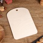 Доска разделочная новогодняя Дарим Красиво «Гжель.Катание на санках», 19.5×27.5×0.6 см, дерево - Фото 2