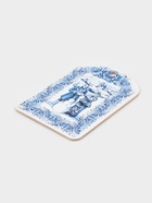 Доска разделочная новогодняя Дарим Красиво «Гжель.Снеговик», 19.5×27.5×0.6 см, дерево, рисунок МИКС - Фото 3