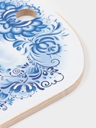 Доска разделочная новогодняя Дарим Красиво «Гжель.Снеговик», 19.5×27.5×0.6 см, дерево, рисунок МИКС - Фото 4