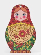 Доска разделочная сувенирная Дарим Красиво «Матрёшка», 15×23 см, дерево, разноцветная - Фото 1