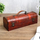 Шкатулка дерево под бутылку "Листочки" МИКС 11,5х34х11 см - Фото 5