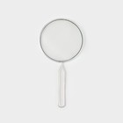 Сито для просеивания с ручкой Доляна «Помощник», d=14 см, нержавеющая сталь, серебристое - Фото 1